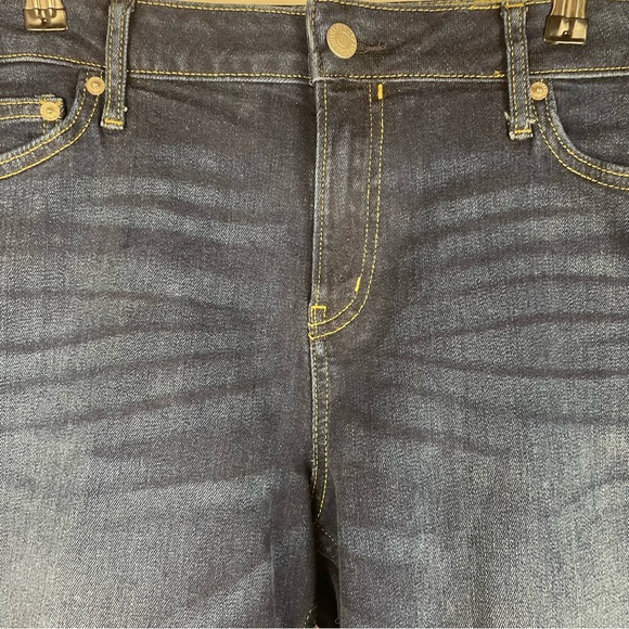 Calvin Klein Dark Wash High Rise Bermuda Shorts Women’s Size 12 - Picture 2 of 10